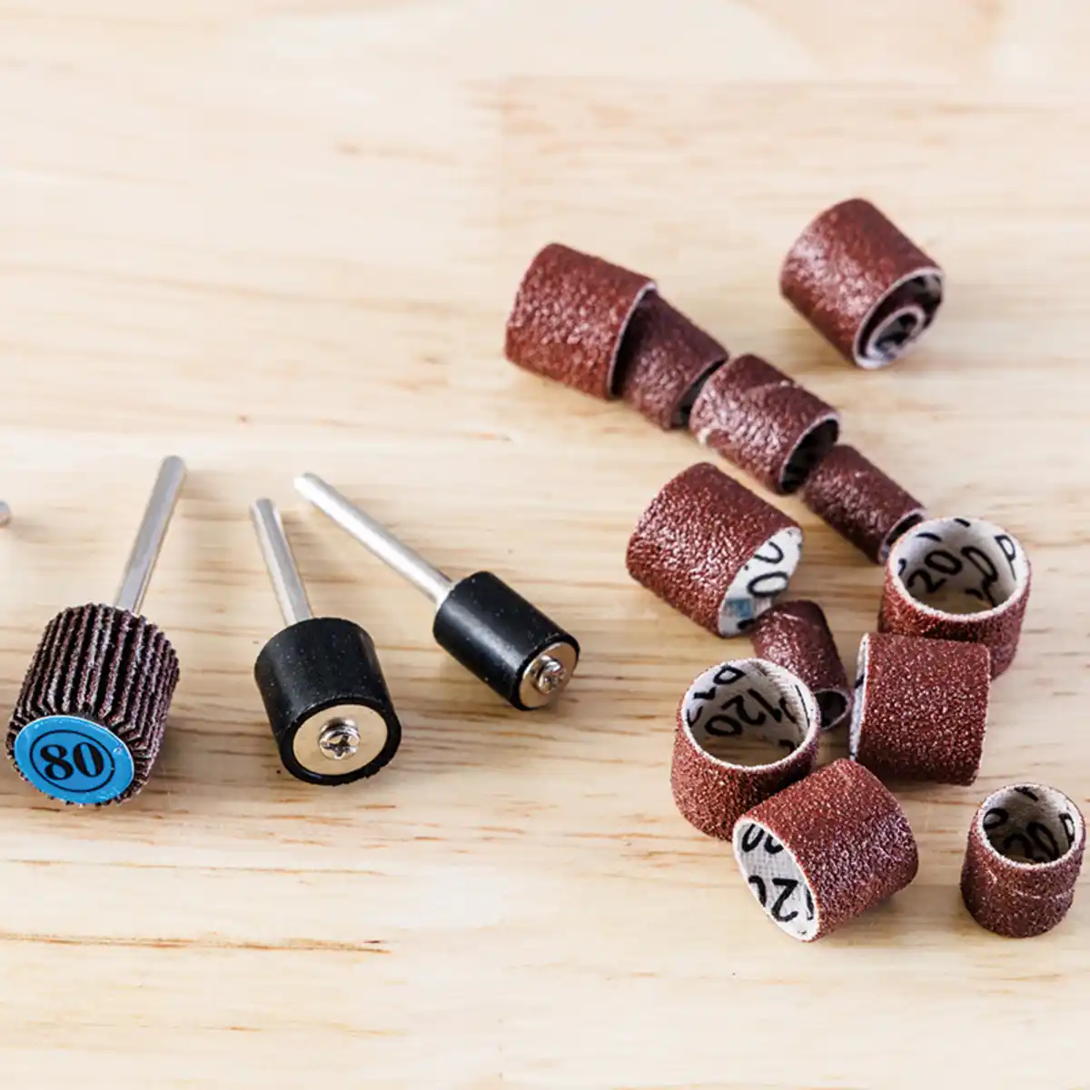 Bild 1 von Kraft Werkzeuge Schleifkopf-Set 16-tlg. oder 38-tlg.