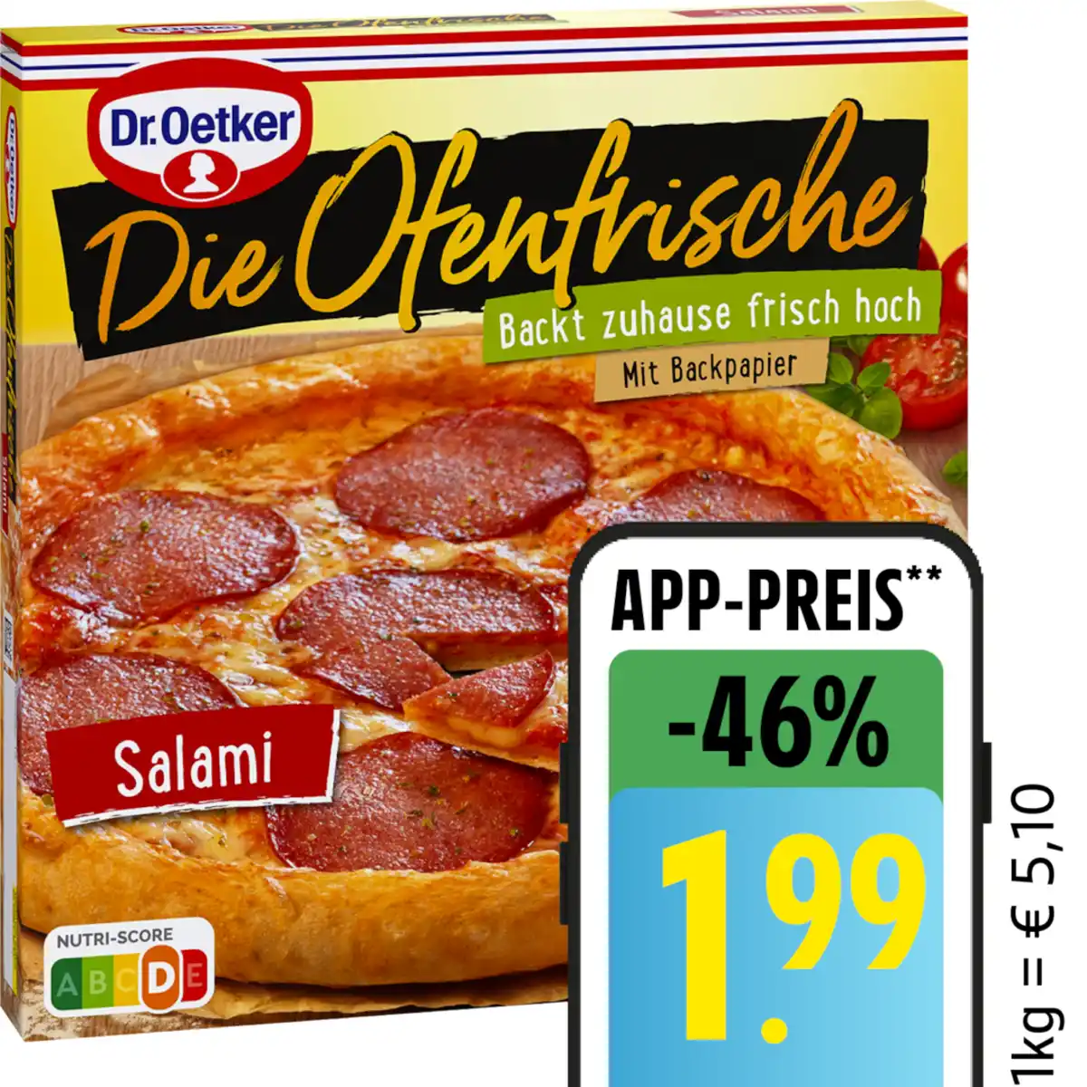 Bild 1 von Dr. Oetker Die Ofenfrische, Pizza Tradizionale oder La Mia Pinsa