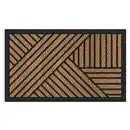 Bild 1 von HOME CREATION Kokos-Fußmatte mit Rahmen, Geo-Streifen