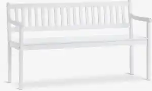 Gartenbank TUSTEN B140xT51 Hartholz weiß