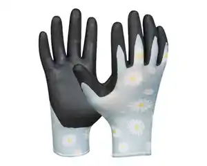 Gartenhandschuh Gardeluxe Daisy schwarz