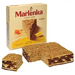 Torte "Marlenka" Honig-Zitrone mit 52% Cremefüllung, tiefgef...
