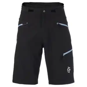 CRANE Herren Fahrradshorts mit Innenhose, Schwarz, M 48/50