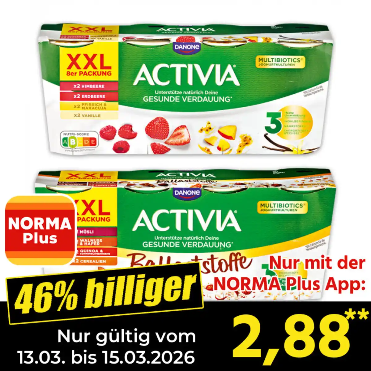 Bild 1 von Danone Activia 8er