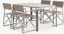 Bild 1 von RAUMA L140 Tisch + 4 LIFJELL Stühle sand dunkel