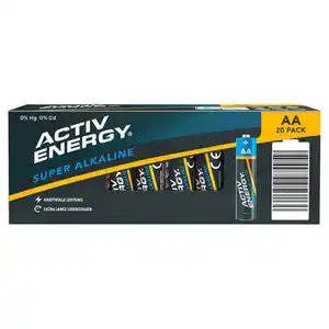 ACTIV ENERGY Batterien Grossblister 20 Stück, AA