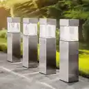 Bild 1 von Ez Solar LED-Solar-Gartenlampe 4er-Set