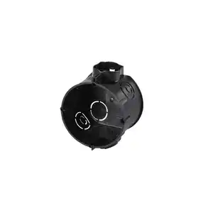 Schalterdose, D.60 mm T40 mm, Schwarz