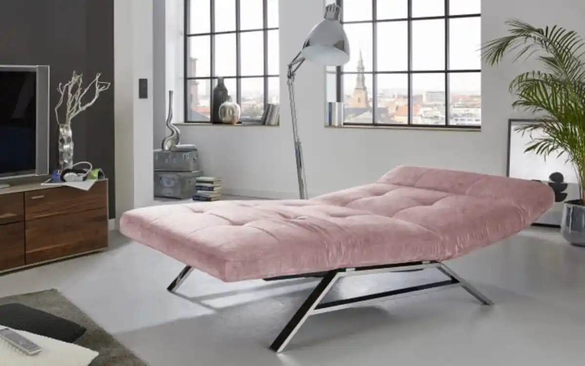 Bild 2 von Einzelliege Ranchi, rosa, inkl. motorischer Verstellung