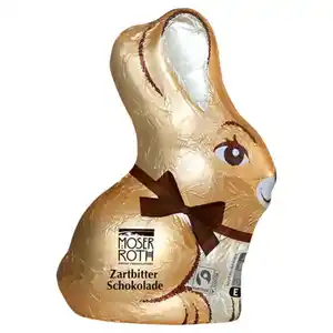 MOSER ROTH Sitzhase 150 g, Zartbitter