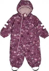 Dimo Schneeanzug mit Blumen-Muster, rosa, Gr. 98/104, 1 St