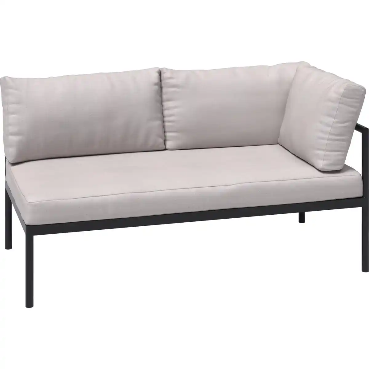 Bild 3 von Lounge-Set Lankin 3-tlg. Aluminium Anthrazit-Beige ca. 230 cm x 170 cm