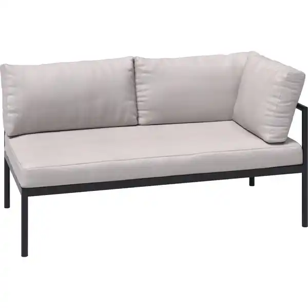 Bild 3 von Lounge-Set Lankin 3-tlg. Aluminium Anthrazit-Beige ca. 230 cm x 170 cm