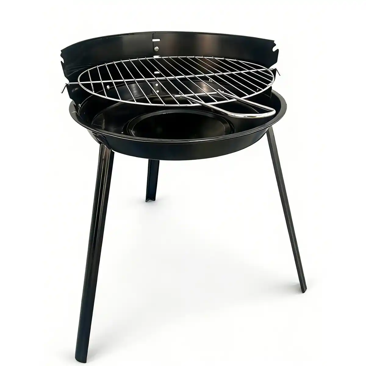 Bild 1 von Holzkohlegrill, ØxH 34,5 x 55 cm, Metall, schwarz