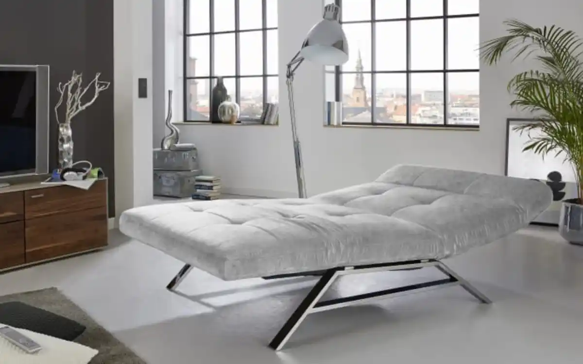 Bild 2 von Einzelliege Ranchi, silber, inkl. motorischer Verstellung