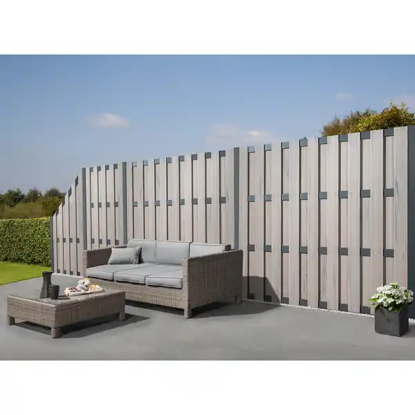 Bild 2 von Mr. GARDENER WPC-Bohlenzaun »Ibiza«, BxH: 180 x 180 cm, UV- und witterungsbeständig