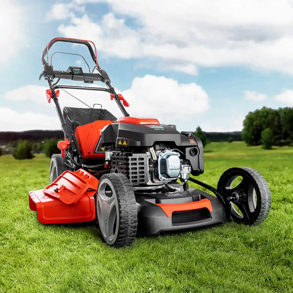 Bild 1 von Scheppach Elektro-Start Benzin-Rasenmäher