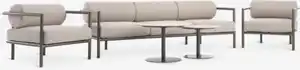 Lounge-Set BRUMUNDDAL 5 Pers. braun