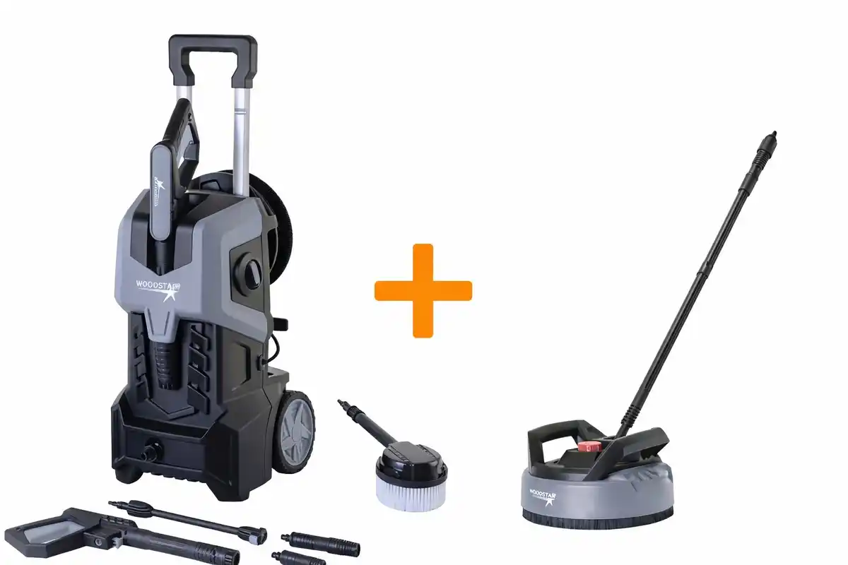 Bild 1 von Woodster Hochdruckreiniger HDR320 inkl. Zubehör 2400 W 180 bar 480 l/h