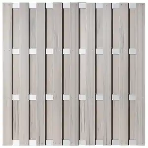 Mr. GARDENER Sichtschutzzaun »Ibiza«, BxH: 180 x 180 cm, bicolor weiß