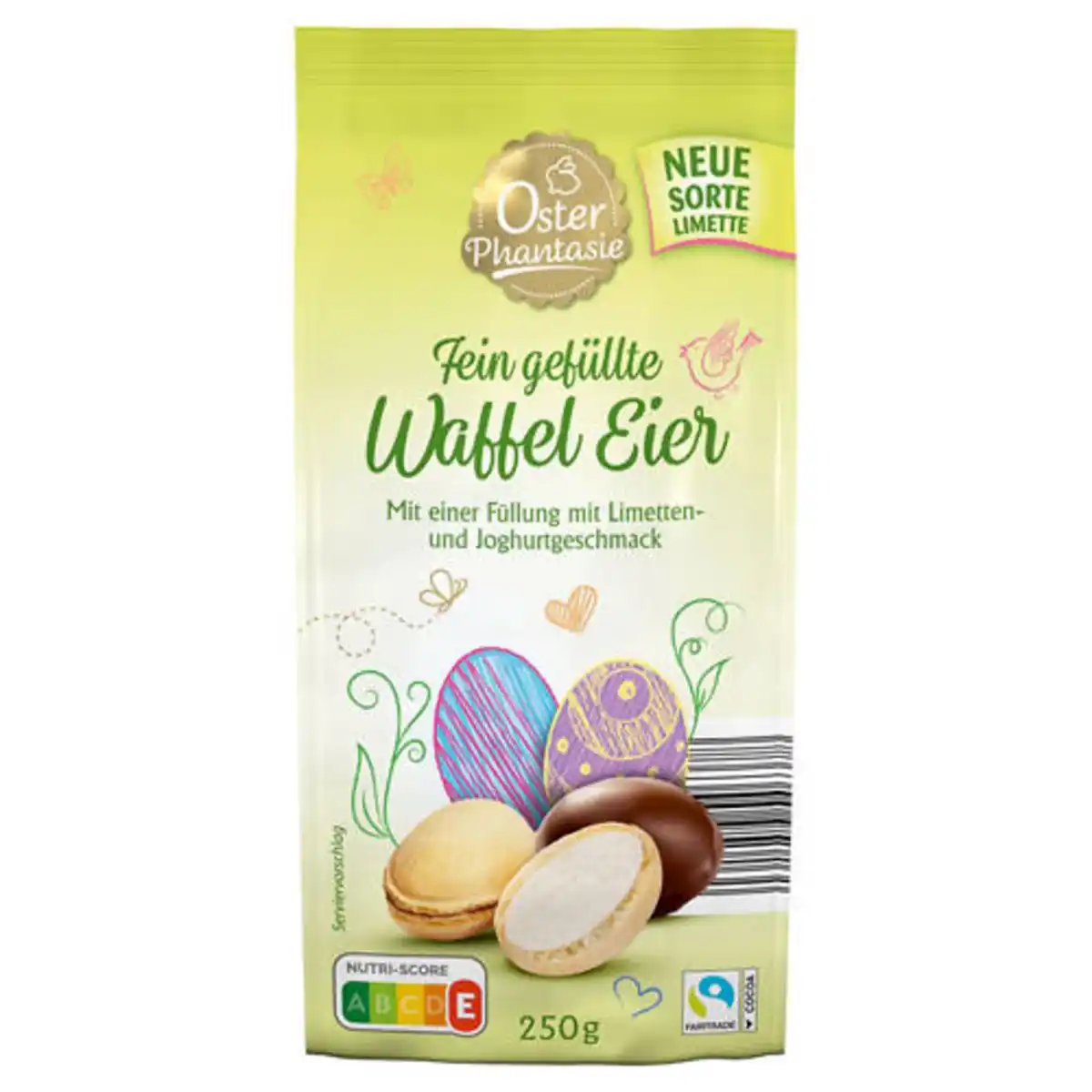 Bild 1 von OSTER PHANTASIE Waffeleier 250 g, Joghurt-Limette