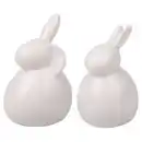 Bild 1 von HOME CREATION Osterdekoration aus Keramik, Hase, Weiß