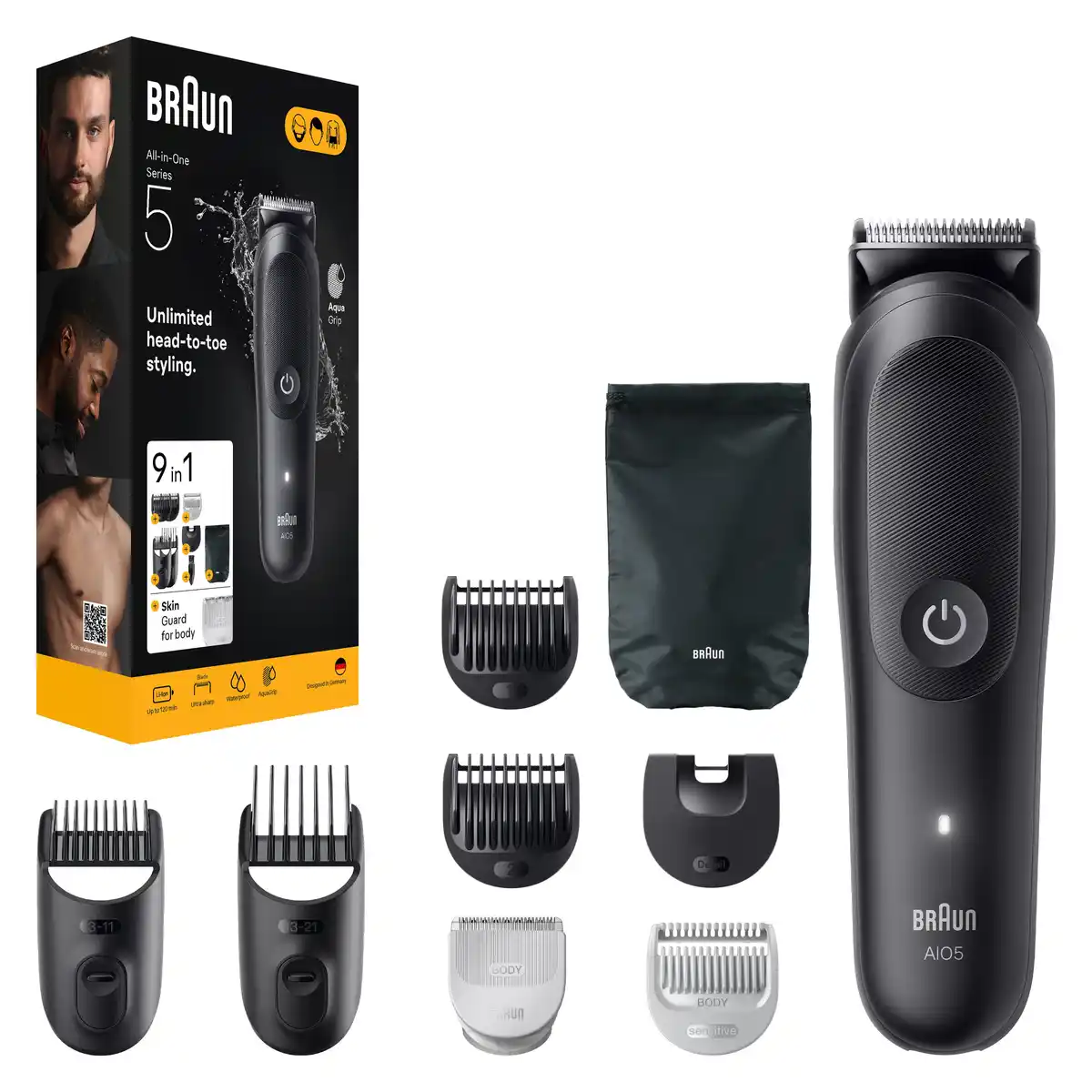 Bild 1 von BRAUN Barttrimmer Series 5 All-In-One Style Kit AIO5540, 1 Stk