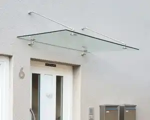 Canopia Vordach Taurus 1400 Silber Stahl 140 x 90 cm