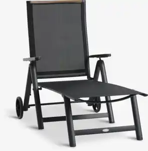 Sonnenliege BREDSTEN B79xL187 schwarz