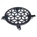 Bild 1 von Pflanzenroller »Raute«, mit Rollen, Ø 30 cm, Traglast 60 kg, Stahl pulverbeschichtet, schwarz