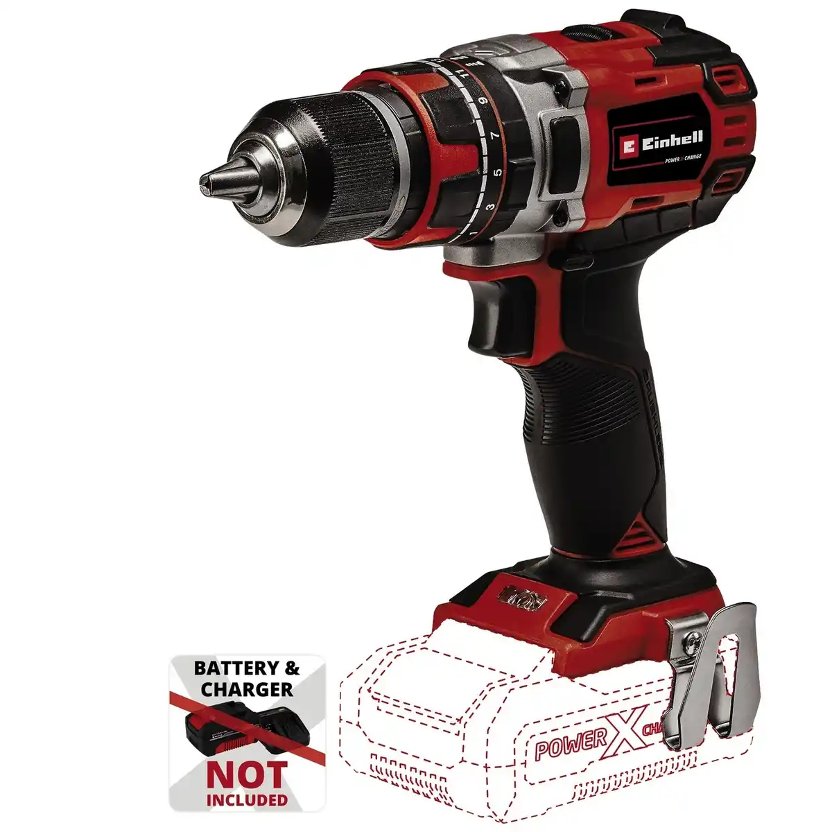 Bild 2 von EINHELL Akku-Schlagbohrschrauber »Power X-Change«, 18 V, ohne Akku