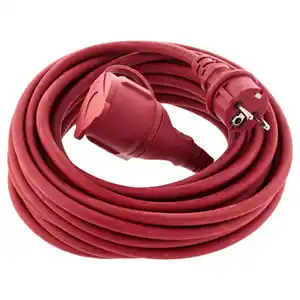WORKZONE Verlängerungskabel 10 m, Rot