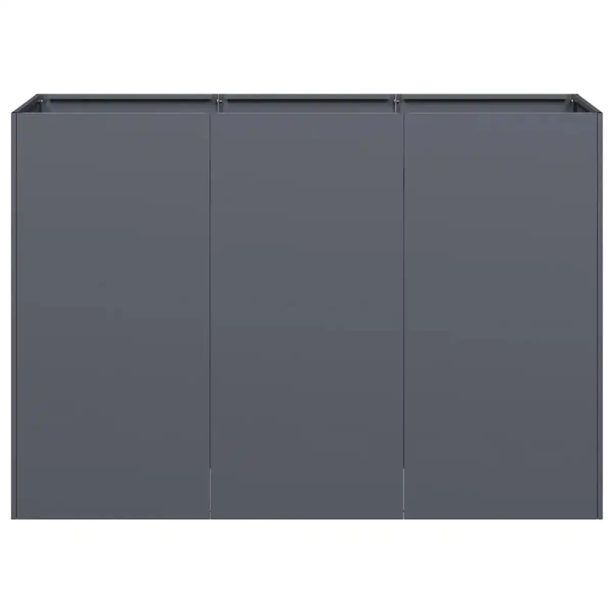 Bild 4 von vidaXL Pflanzkübel Anthrazit 120x40x80 cm Kaltgewalzter Stahl 860719