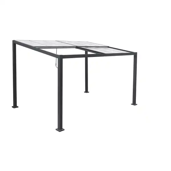 Bild 3 von Mr. GARDENER Terrassenüberdachung, BxHxT: 400 x 220/260 x 300 cm, Aluminium, anthrazit