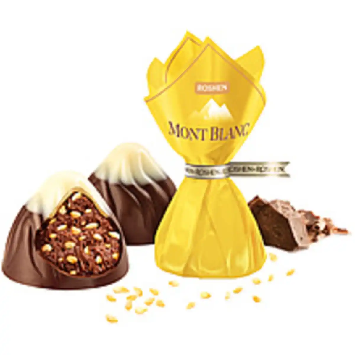 Bild 1 von Konfekt "Monblan" mit Sesam (5,7%) und Schokolade (19,7%), d...