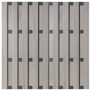 Mr. GARDENER WPC-Bohlenzaun »Ibiza«, BxH: 180 x 180 cm, UV- und witterungsbeständig