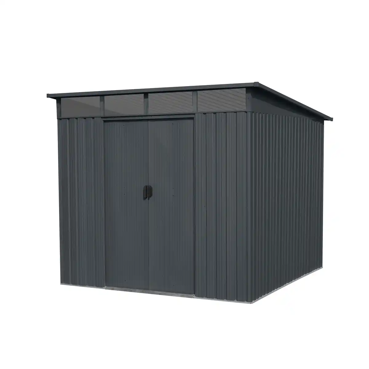 Bild 2 von Metallgerätehaus »Lightline XXL«, mit Pultdach, BxTxH: 239 x 279 x 202 cm, anthrazit