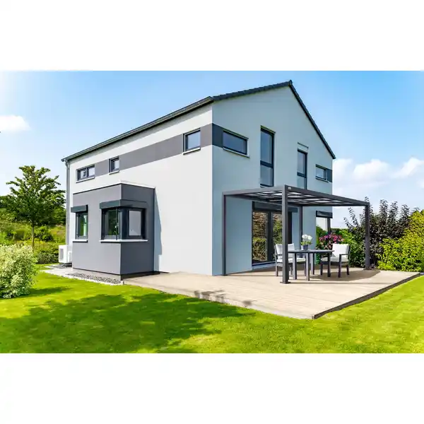 Bild 2 von Mr. GARDENER Terrassenüberdachung, BxHxT: 400 x 220/260 x 300 cm, Aluminium, anthrazit