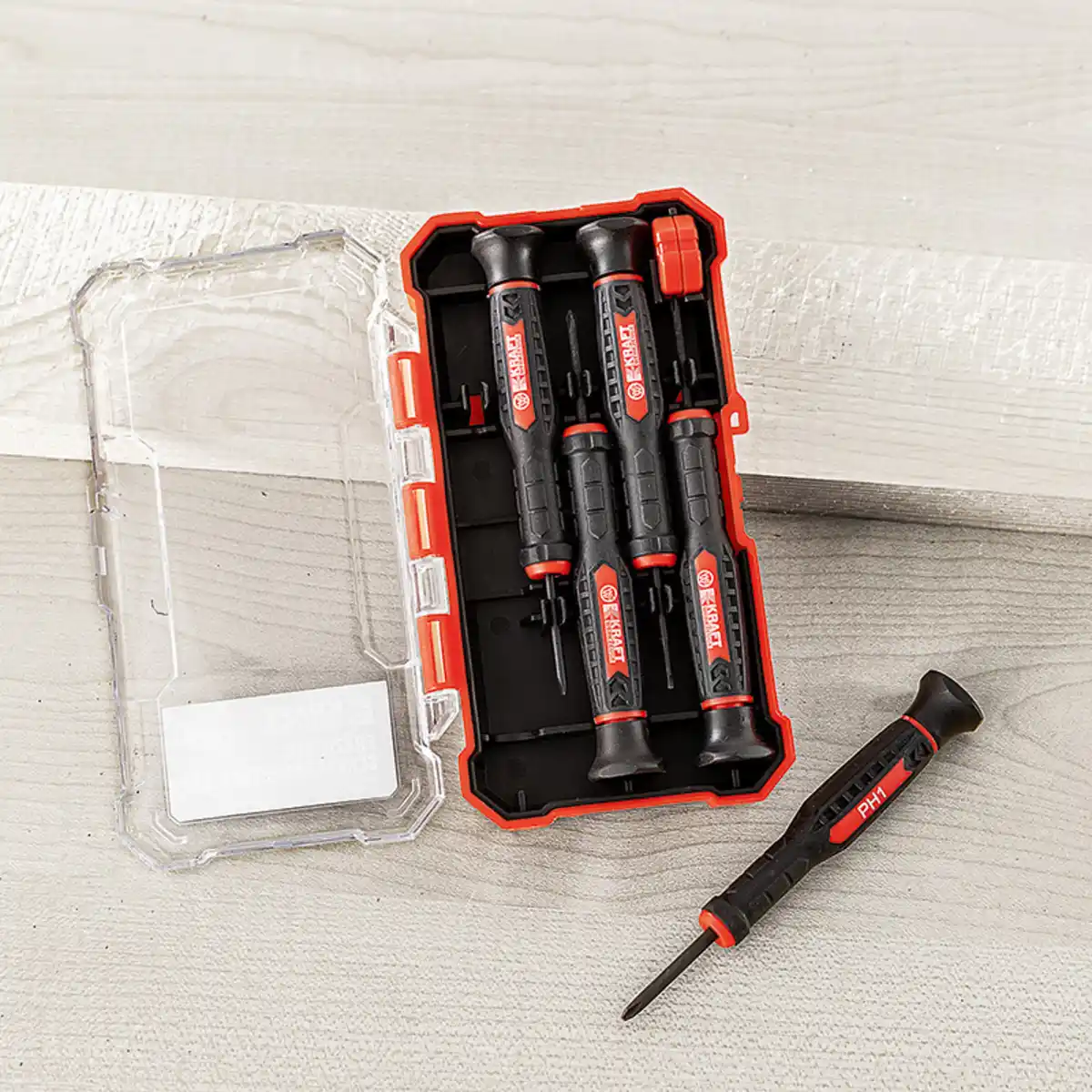 Bild 1 von Kraft Werkzeuge Präzisionsschraubendreher 6-tlg.