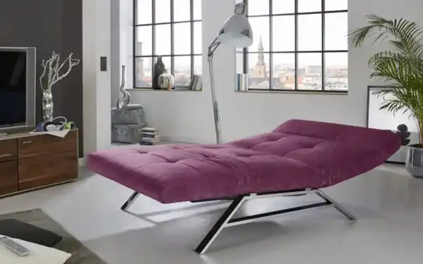 Bild 2 von Einzelliege Ranchi, lila, inkl. motorischer Verstellung