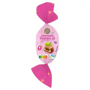 OSTER PHANTASIE Edelmarzipan-Pasteten-Ei 100 g, Rum Traube-Vollmilch