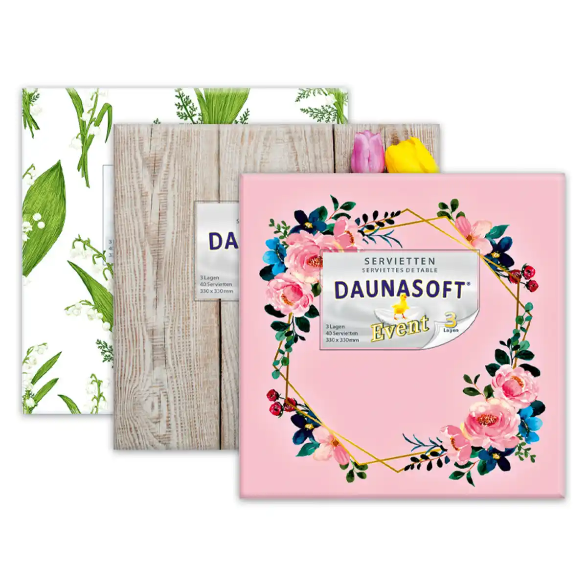 Bild 1 von Daunasoft Motivservietten