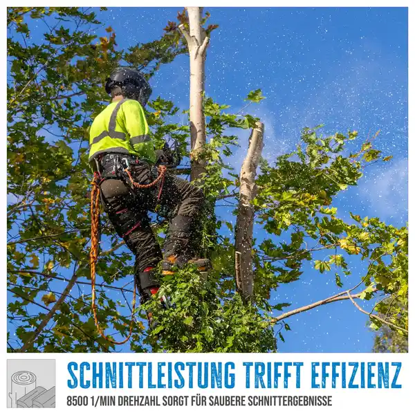 Bild 2 von GÜDE Benzin-Kettensäge »BBS 300-25«, Hubraum: 25,4 cm³, Schnittlänge: 30,5 cm, blau/schwarz