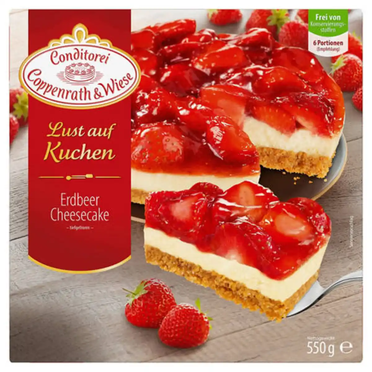 Bild 1 von COPPENRATH Lust auf Kuchen Erdbeer-Cheesecake, 550 g