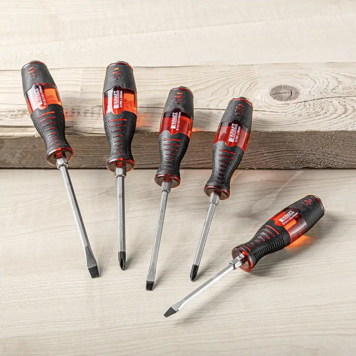 Bild 1 von Kraft Werkzeuge Durchschlagschraubendreher-Set 5-tlg.