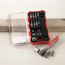 Bild 1 von Kraft Werkzeuge Mini-Ratschenwerkzeugsatz 23-tlg.