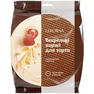 Mischung von Waffelblättern mit Kakao (5 Stück) und ohne Kak...