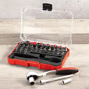 Kraft Werkzeuge Ratschen- und Bit-Set 41-teilig