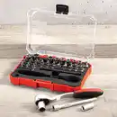 Bild 1 von Kraft Werkzeuge Ratschen- und Bit-Set 41-teilig