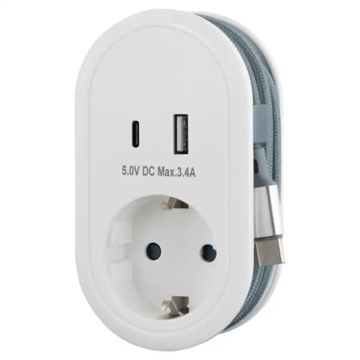 Bild 1 von WORKZONE Steckdosenadapter mit USB